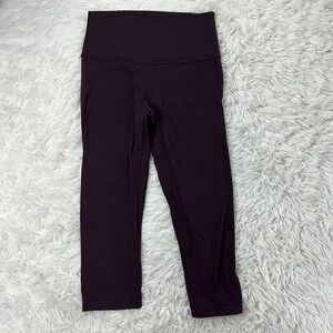 Lululemon Align Crop (19") Black Cherry
